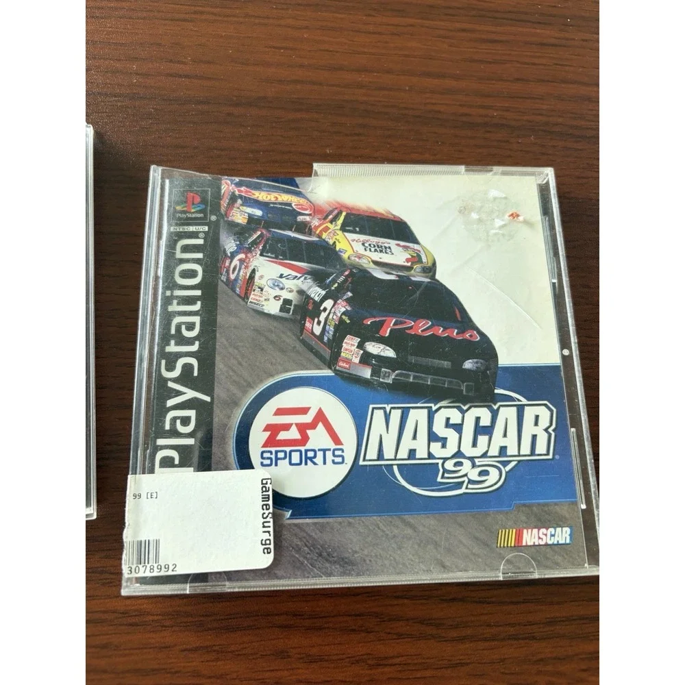 NASCAR 99 (Sony PlayStation 1, 1998) PS1 Complete CIB W/ Reg Card Video Game